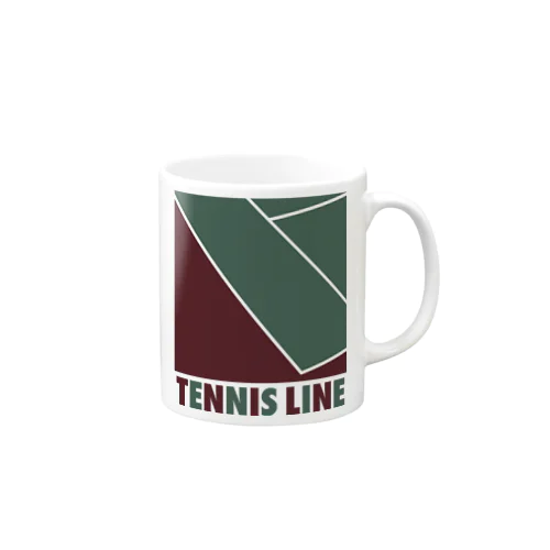 TENNIS LINE-テニスライン- マグカップ