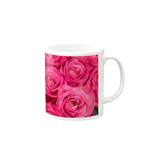 薔薇柄(ピンク) Mug