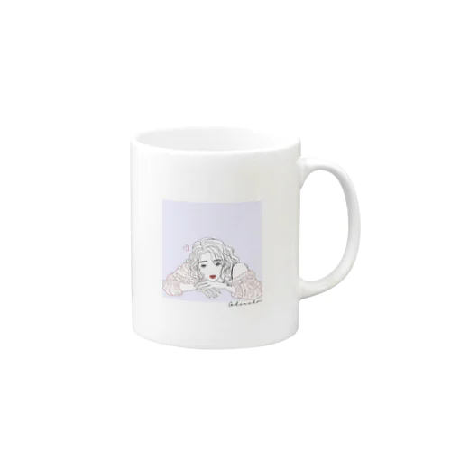 紫・恋愛運 Mug