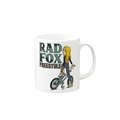 "RAD FOX" マグカップ