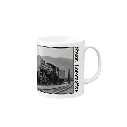 蒸気機関車 C59164 広島県 糸崎機関区にて Mug