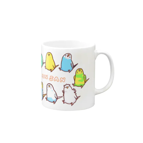 《MONSAN》セキセイズ Mug