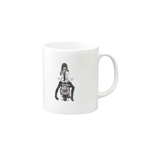 バイクちゃん Mug