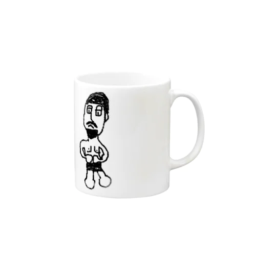 ひげおじさん_二人目 Mug