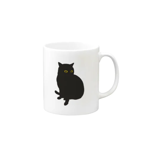 黒猫クロちゃん マグカップ