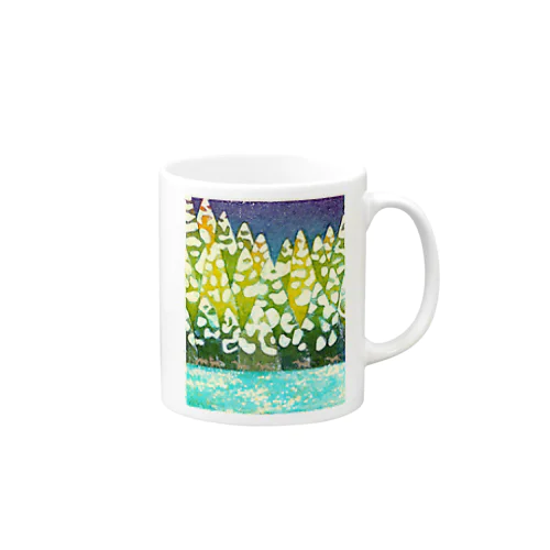 【shijima】…雪景色に馬… Mug