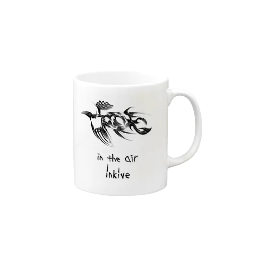 in the air（文字入り） Mug