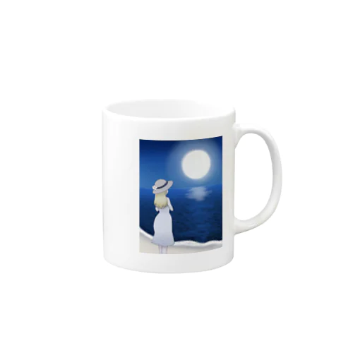 しょうじょ と つき Mug