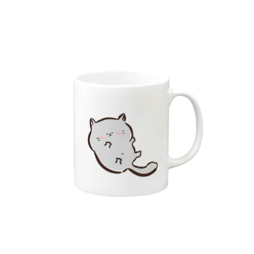 グレーな猫 Mug