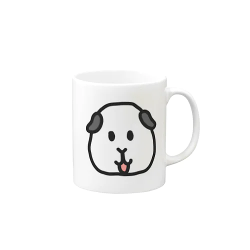 モルモットの顔 Mug