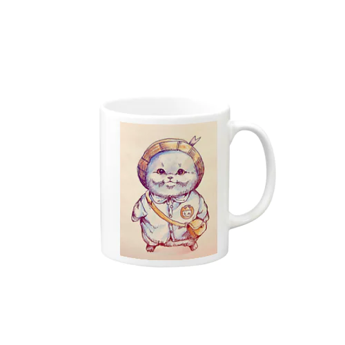 園児猫 Mug