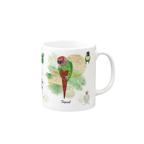 中型インコマグカップ Mug