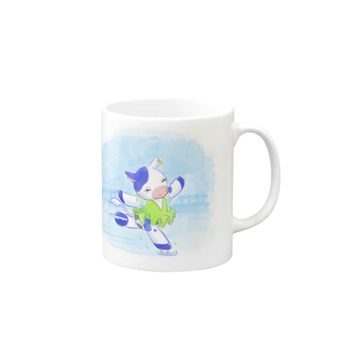 スケーター牛 Mug