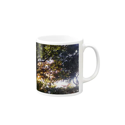 キラキラ自然　木 Mug