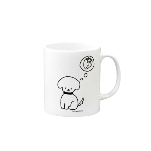 くだものがたべたいイヌ Mug