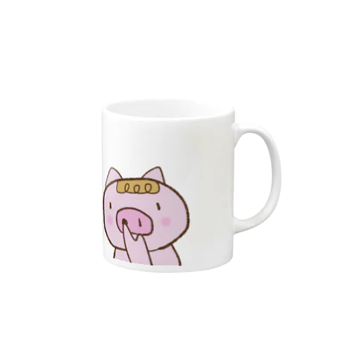 飼いぶたの、ぶーー Mug