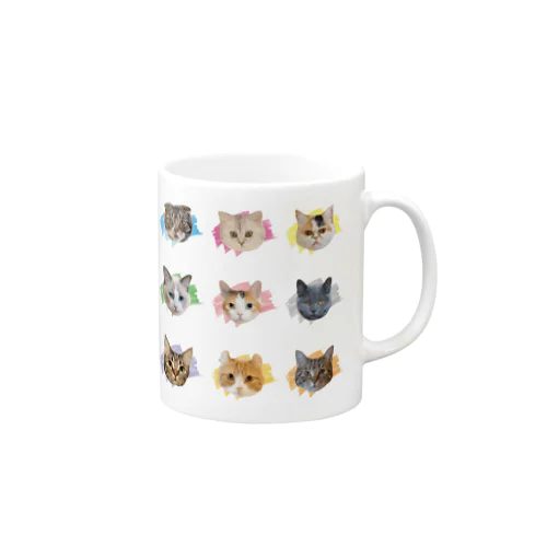 ひとり猫カフェにあにゃあ 全員集合 Mug