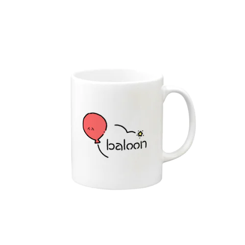 red baloon Mug