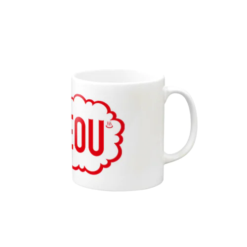 いいお湯（赤ロゴ） Mug