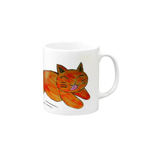 茶色のねこ Mug