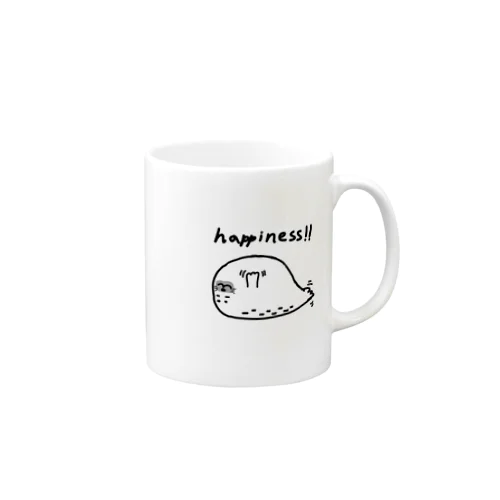 幸せアザラシ Mug