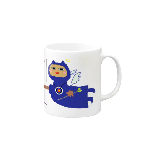 アーチェリー猫天使001 Mug