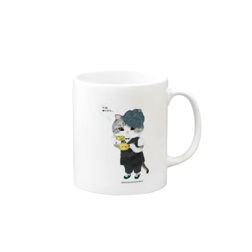 謎毛茶のレオくん Mug