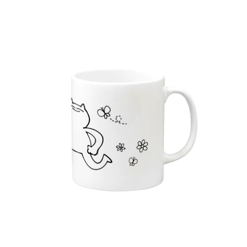 ごきげんねこ Mug