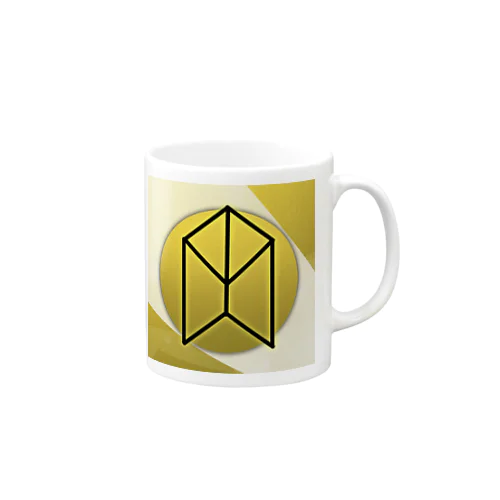金運up ルーン重ね文字のお守り 自分用、来客用に♪ Mug