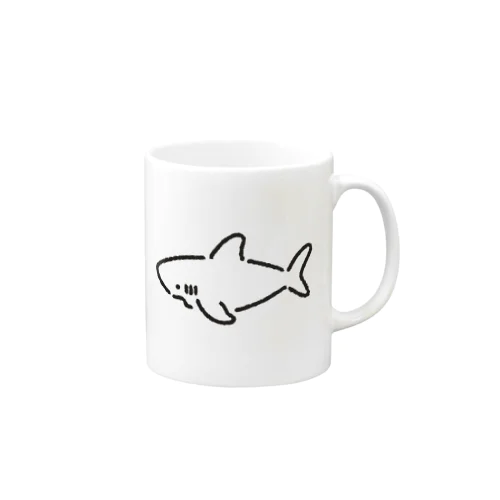 わりとシンプルなサメ2021 マグカップ