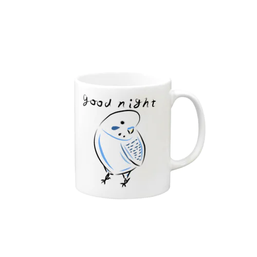 シンプルセキセイインコ Mug