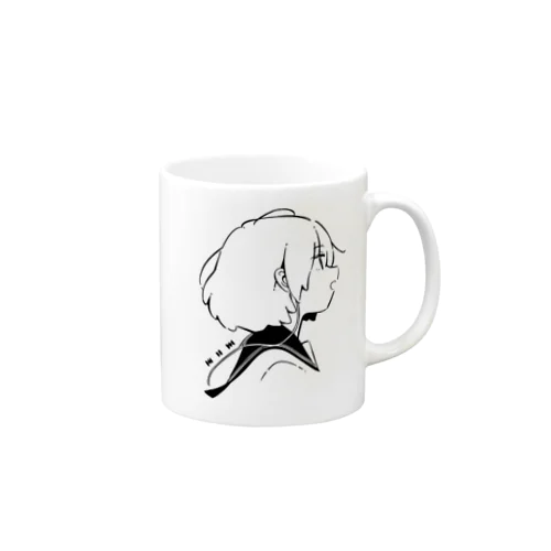 再生する女の子 Mug