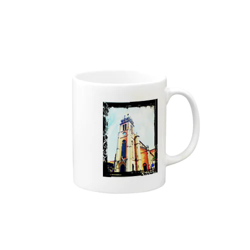 覗く大聖堂 Mug