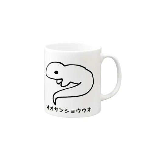 らくがきのおおさんしょううお Mug