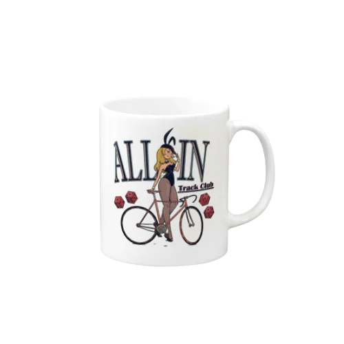 "ALL IN -Track Club-" Mug