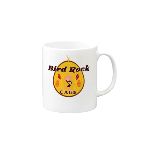 Bird Rock Cage オカメインコ Mug