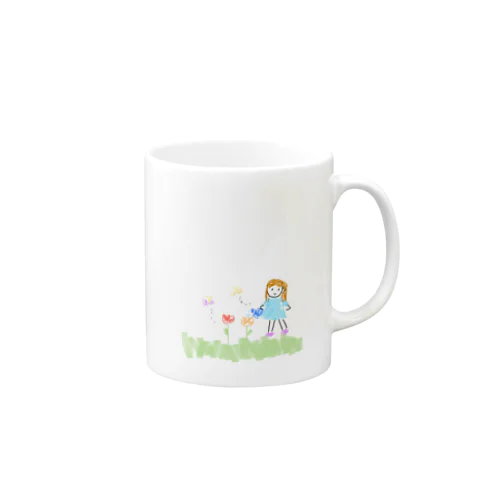 チューリップ畑で過ごす日々🌷 Mug