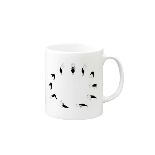 ヨガぇる シリーズ Mug