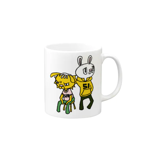 ウサ吉よしよし Mug