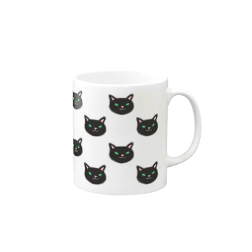 黒猫ちゃんPマグ Mug