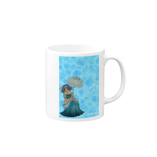 クラゲお嬢･水面 Mug