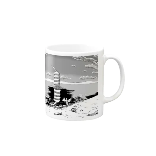 身投げ神殿 Mug