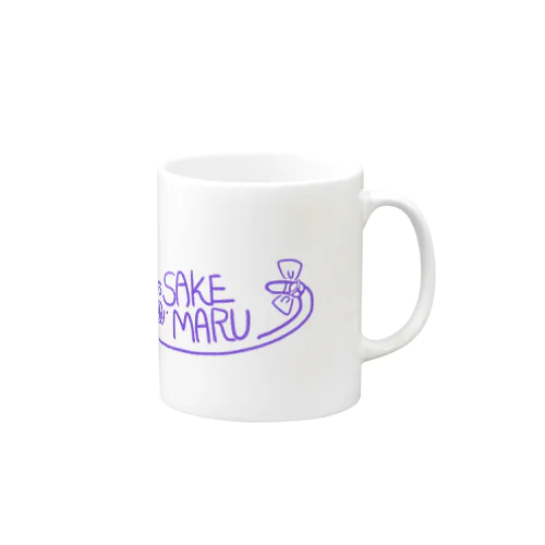 可愛いロゴの酒丸 Mug
