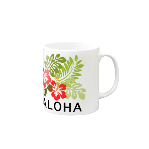 ALOHA プルメリア Mug