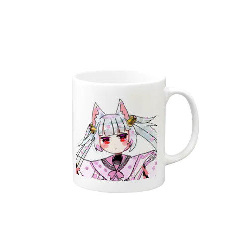 稲荷狐　2021春　ver.お花の精 Mug