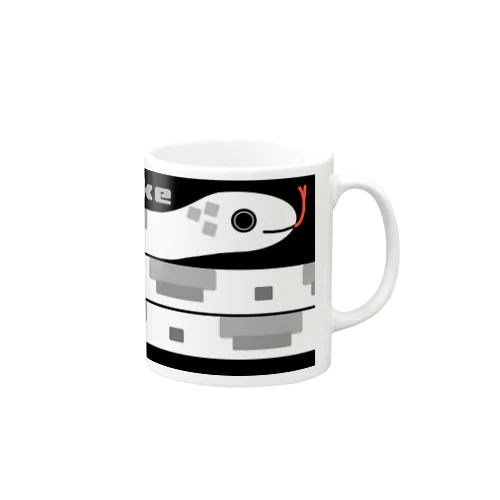 ヘビーヘビモノクロ Mug