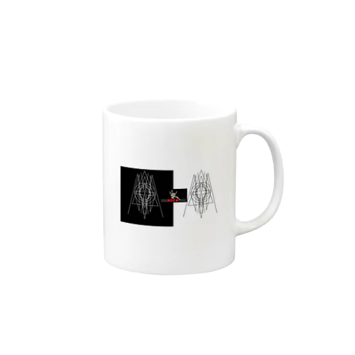 rock白・黒 Mug