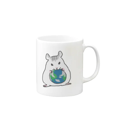 かじるハムスター Mug