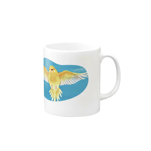 ルチノーインコのはばたき Mug