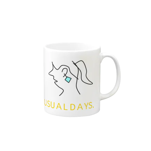  ＵＳＵＡＬ　ＤＡＹＳ. ガール〈マグカップ〉 Mug